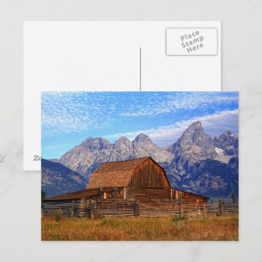 USA, Wyoming, Grand Teton National Park. Briefkaart (Voorkant / Achterkant)