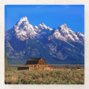 USA, Wyoming, Grand Teton National Park Glazen Onderzetter