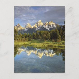 USA, Wyoming, Grand Teton National Park. Grand 2 Briefkaart