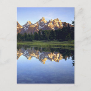 USA, Wyoming, Grand Teton National Park. Grand Briefkaart