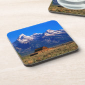 USA, Wyoming, Grand Teton National Park, Morning Drankjes Onderzetter (Linkerzijde)