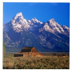 USA, Wyoming, Grand Teton National Park, Morning Tegeltje