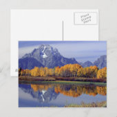 USA, Wyoming, Grand Teton National Park. Mt. Briefkaart (Voorkant / Achterkant)