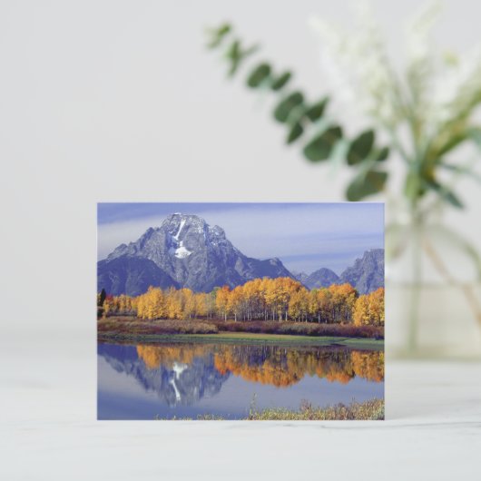 USA, Wyoming, Grand Teton National Park. Mt. Briefkaart (Staand voorkant)