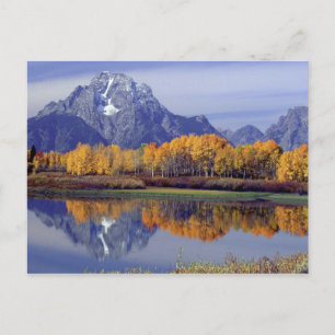 USA, Wyoming, Grand Teton National Park. Mt. Briefkaart