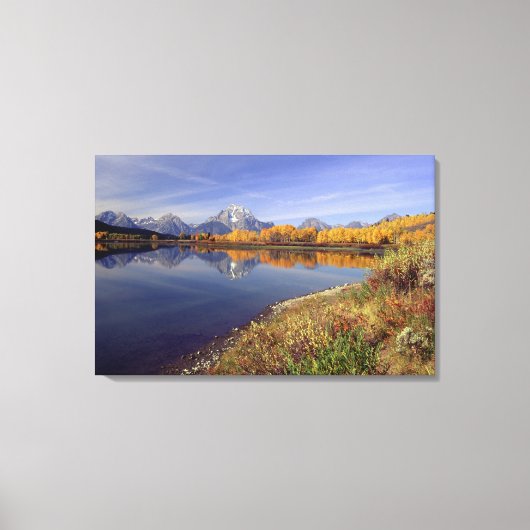 USA, Wyoming, Grand Teton National Park. Mt. Canvas Afdruk (Voorkant)