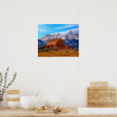 USA, Wyoming, Grand Teton National Park. Poster (Keuken)