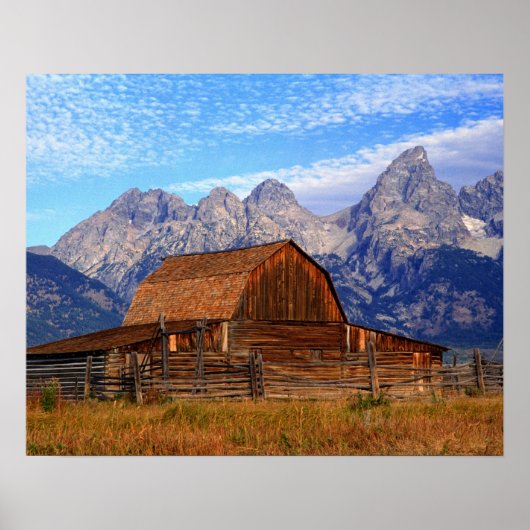 USA, Wyoming, Grand Teton National Park. Poster (Voorkant)