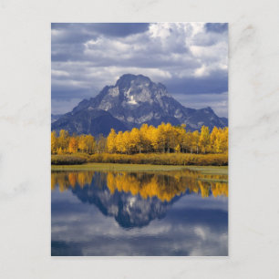 USA, Wyoming, Grand Teton NP. Tegen de Briefkaart
