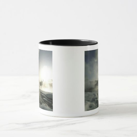 USA, Wyoming, Yellowstone National Park. Sunrise Mok (Midden)