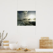 USA, Wyoming, Yellowstone National Park. Sunrise Poster (Keuken)
