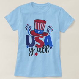 USA Y'all T-shirt voor dames