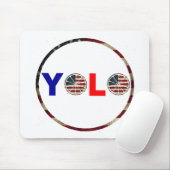 USA YOLO Mousepad Muismat (Met muis)