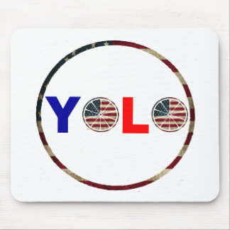 USA YOLO Mousepad Muismat