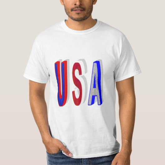 usa zazzle t-shirt (Voorkant)