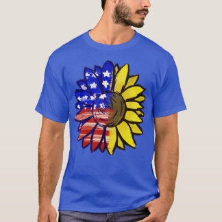 USA zonnebloem T-shirt