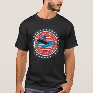 USA Zwemsporter Zomer US Zwemmen Aquatische Sport T-shirt