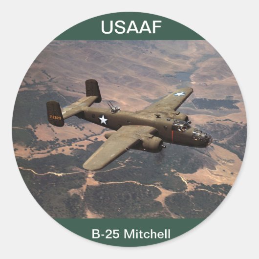 USAAF B-25 Mitchell Sticker (Voorkant)
