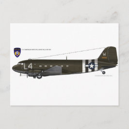 USAAF C-47 Skytrain Briefkaart