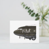 USAAF C-47 Skytrain nose art Briefkaart (Staand voorkant)
