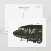 USAAF C-47 Skytrain nose art Briefkaart (Voorkant / Achterkant)