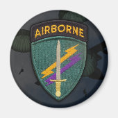 USACAPOC 1st Special Ops patch Magnet (Voorkant)