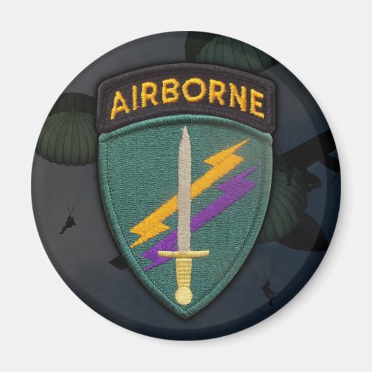 USACAPOC 1st Special Ops patch Magnet (Voorkant)