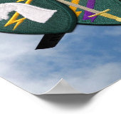 USACAPOC 1st Special Ops Patch Print (Hoek)