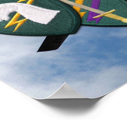 USACAPOC 1st Special Ops Patch Print (Hoek)