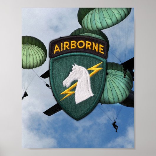 USACAPOC 1st Special Ops Patch Print (Voorkant)