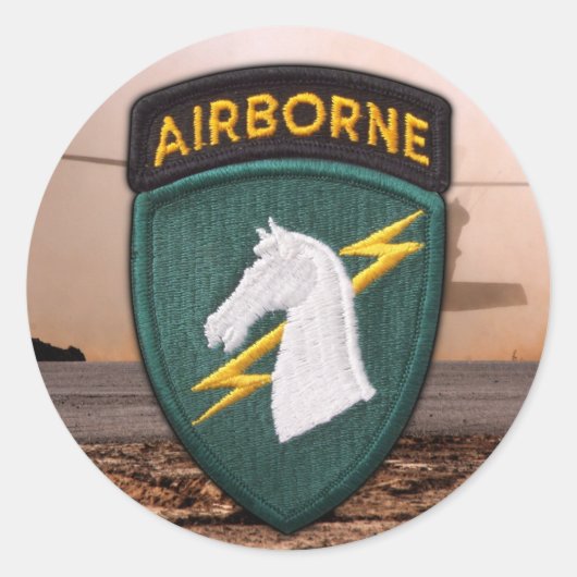 USACAPOC(A) 1e Special Ops patch Sticker (Voorkant)