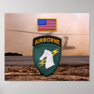USACAPOC(A) 1e speciale Ops Vets patch Poster