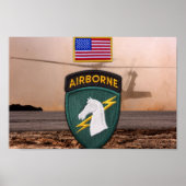 USACAPOC(A) 1e speciale Ops Vets patch Poster (Voorkant)