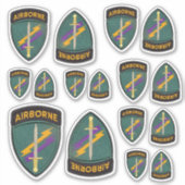 USACAPOC(A) Army Civil Affairs Contour Sticker (Voorkant)