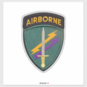 USACAPOC(A) Army Civil Affairs Contour Sticker (Vel)