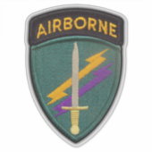 USACAPOC(A) Army Civil Affairs Contour Sticker (Voorkant)