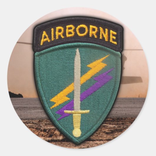 USACAPOC(A) Special Ops patch Sticker (Voorkant)