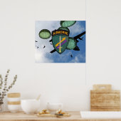 USACAPOC Special Ops Civil Affairs Patroon Poster (Keuken)