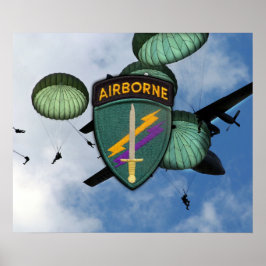 USACAPOC Special Ops Civil Affairs Patroon Poster