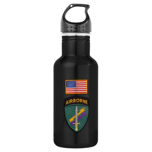USACAPOC speciale Ops pleister Waterfles (Voorkant)