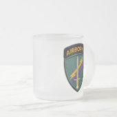 USACAPOC speciale veteranen voor burgerzaken Matglas Koffiemok (Voorkant rechts)