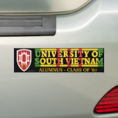 USAECV - U van Zuid-Vietnam Alumnus Sticker (Op auto)
