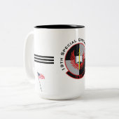 USAF - 19th Special Operations Sq. Tweekleurige Koffiemok (Voorkant links)