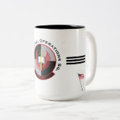 USAF - 19th Special Operations Sq. Tweekleurige Koffiemok (Voorkant rechts)