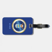 USAF-Bagagelabel Bagagelabel (Achterkant horizontaal)