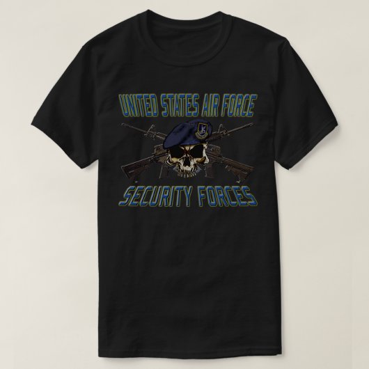 USAF-beveiligingstroepen T-shirt (Design voorkant)