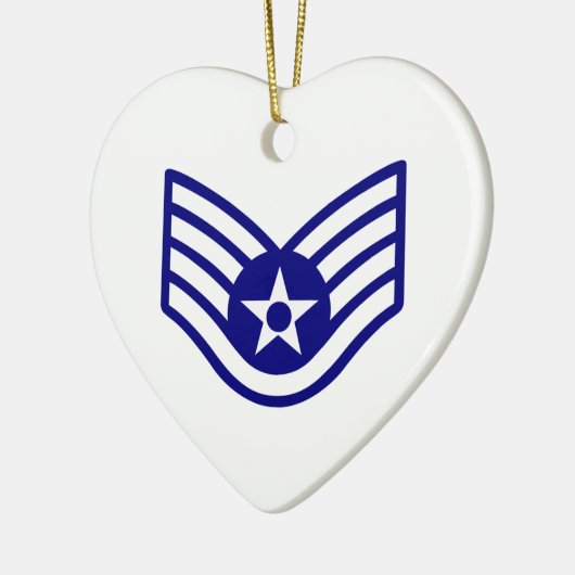 USAF E-5-PERSONEELSDIENST KERAMISCH ORNAMENT (Links)