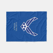USAF Small Blanket Fleece Deken (Voorkant (Horizontaal))