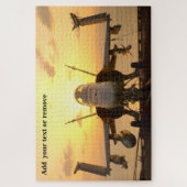 USAF-straaljager Hornet bij nachtvliegdekschepen; Legpuzzel (Verticaal)