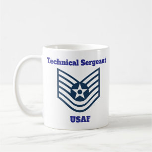 USAF Technical Sergeant Insignia Coffee Mok